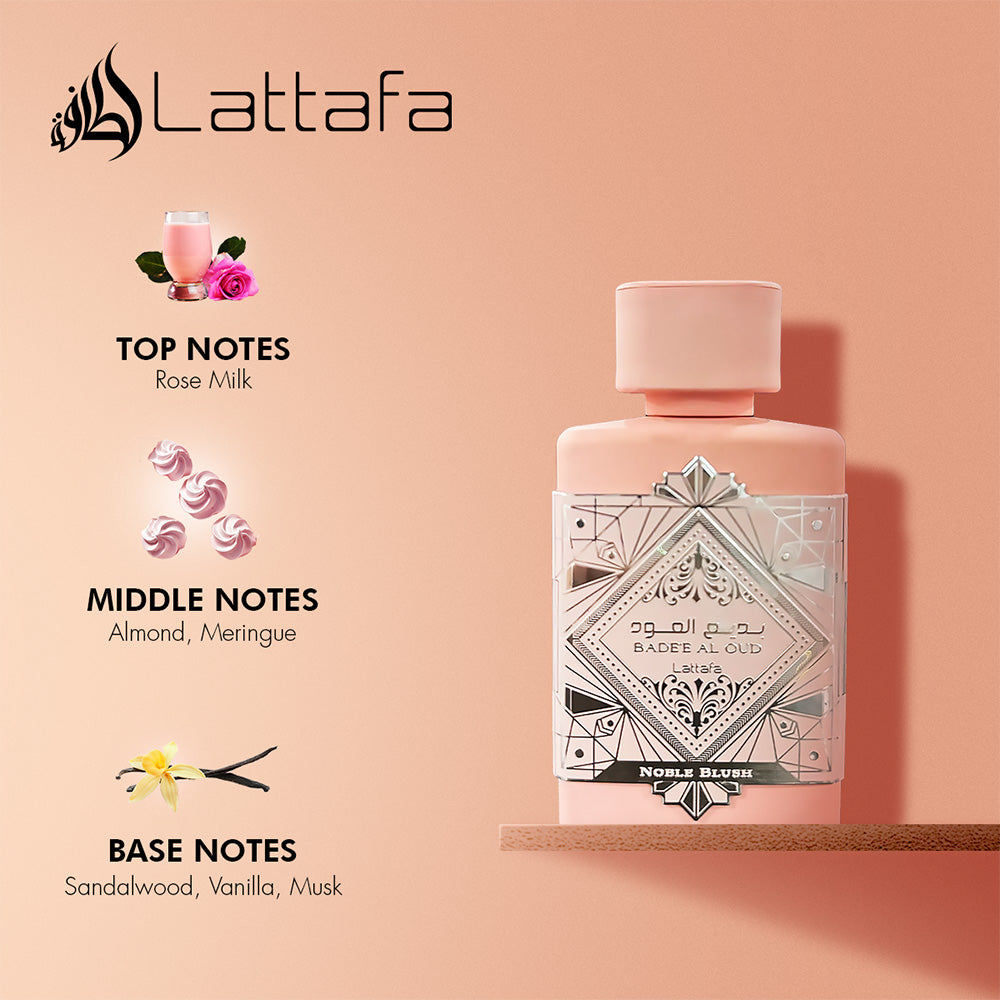BADEE AL OUD NOBLE BLUSH by LATTAFA