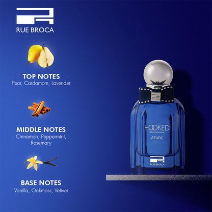 HOOKED AZURE POUR HOMME by RUE BROCA