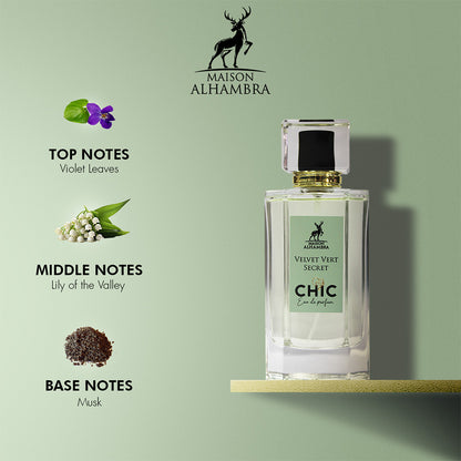 CHIC VELVET VERT SECRET by MAISON ALHAMBRA